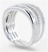 Ring Salvini Woman Euforia in White Gold Diamante 20071543-15 - 20071543-15